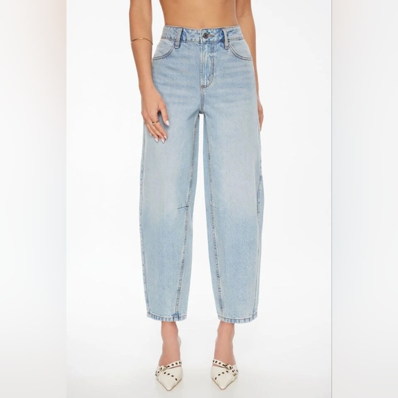 Dynamite "Blair" barrel leg jeans size 6 - Picture 2 of 6